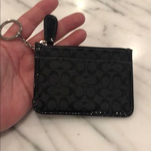 Coach keychain change purse